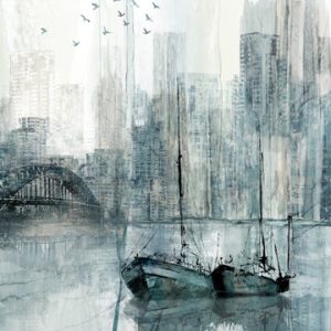 City Harbor Panel Light Blue DP27575-42