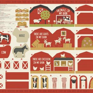 Farmstead Cut and Sew Book Panel 20909-11