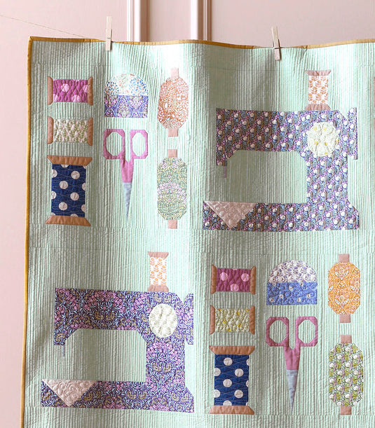 Tilda Make Do and Mend Wall Quilt - Stripologized Kit - 35" x 35" Pre-Order
